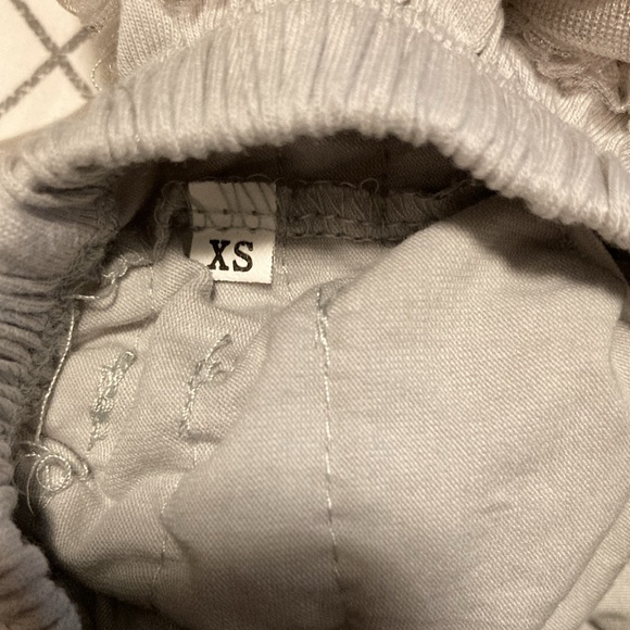 Grey Ruffle Diaper Cover - Picture 4 of 4